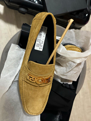 Versace mocassino uomo slip - mocassino, slip-on