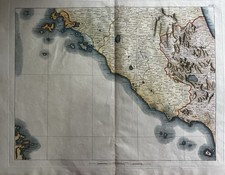 Mappa,Paludi Pontine,Fondi,Alatri,Velletri,Monte Circeo1800 CHAUCHARD
