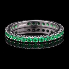 VERETTA GIRODITO ETERNITY IN ORO 18KT SMERALDI CT 1.20 NATURALI