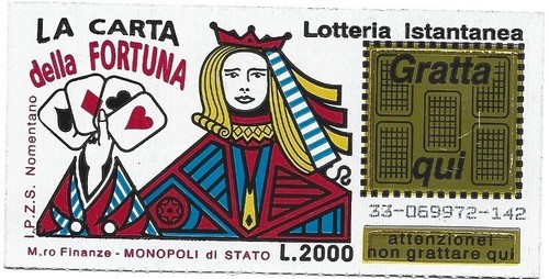Gratta vinci carta della - vinci, la
