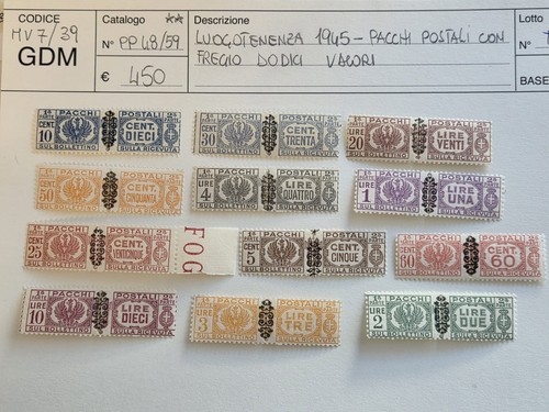 Regno 1945 francobolli - regno,