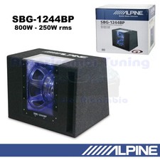 Alpine SBG-1244BP Subwoofer passivo Bass Reflex in cassa 30 cm 12'' 800W 4 Ohm