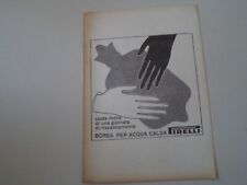 advertising Pubblicità 1948 BORSA PER ACQUA CALDA PIRELLI