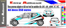 kit deco voiture de rallye