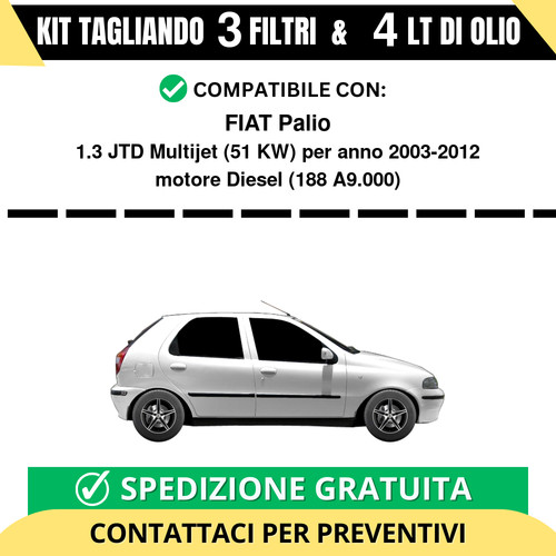 Tagliando per fiat palio - tagliando, 1.3