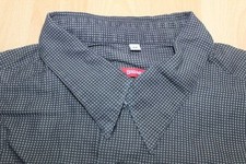 Signum Camicia M Grigia A Pois Molto Buona #U888