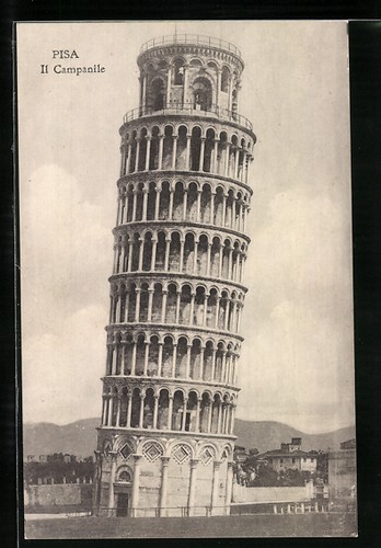 Cartolina pisa torre - pisa,,