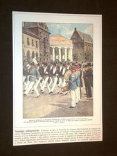 Anno 1922 Festival reggimentale Neuss Reno Ristampa Copertine Domenica Corriere