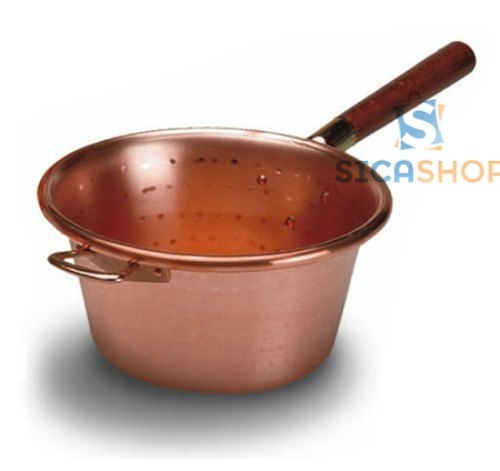 Paiolo rame manico legno - rame,