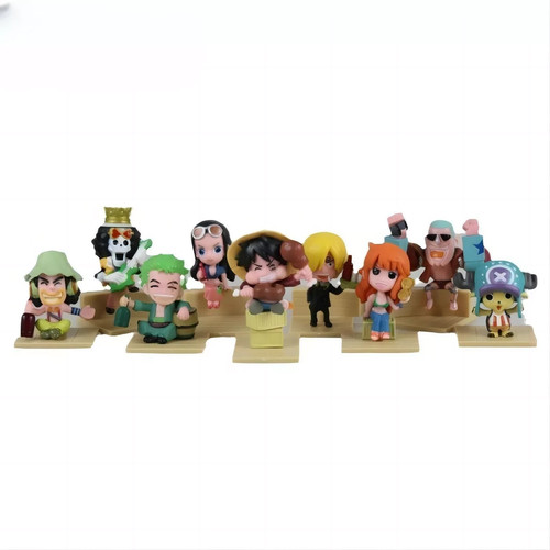 9pcs one piece luffy - 9pcs,