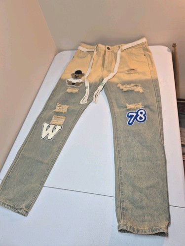 Jeans uomo 34x30 orso - , lettera