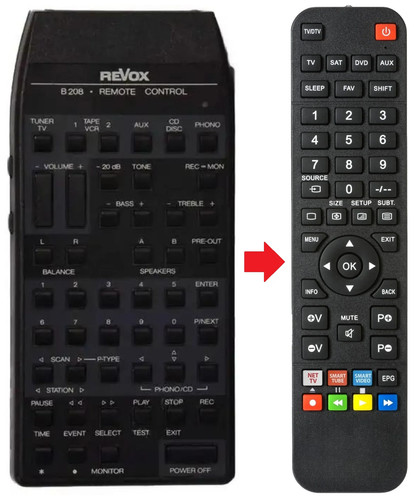 Telecomando adatto per revox - telecomando,