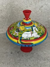 Trottola Iridella Rainbow Brite 1984 Giocattolo Latta Vintage