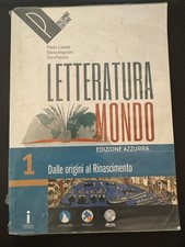 Letteratura Mondo 1 Dalle Origini al Rinascimento Palumbo 9788868893576