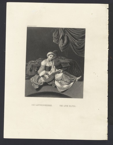 Suonatrice liuto - la,