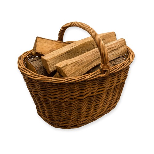 Cesto vimini portalegna picnic - cesto,