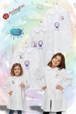 Grembiule scuola bimba bianco