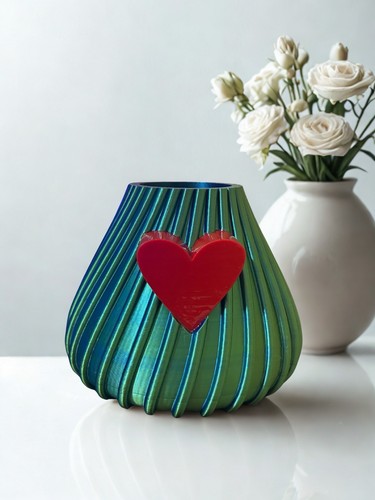 Vaso decorativo cuore - vaso,