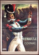 AFFICHE   POSTER   COGNAC RENAULT