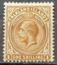 Isole Falkland KGV 1912-20 1/=