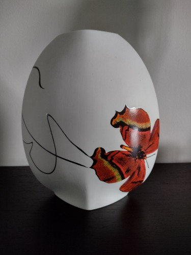 Vaso bianco ancap velluto - vaso,