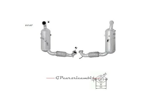 Fap dpf ford fiesta 5td - fiesta, 1.5td