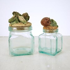 COPPIA DI BARATTOLI VINTAGE DA