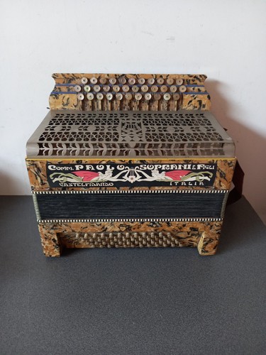 Ancien accordeon paolo - paolo, soprani