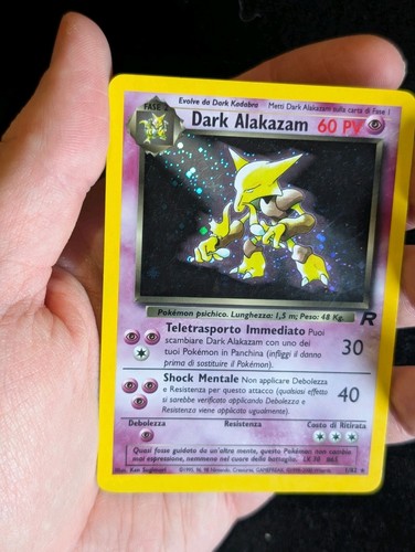 Pokemon dark alakazam - dark, holo