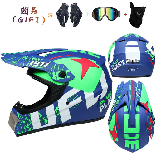 Casco motocross di - da,