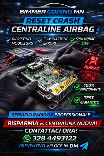 Ripristino centralina airbag - ripristino,
