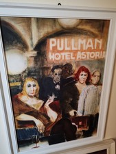 REMO SQUILLANTINI vera Litografia  70 x 50  del 1988 INCORNICIATA