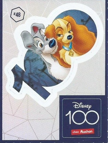 Carte disney auchan 100 ans - carte,