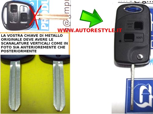 Guscio chiave telecomando - guscio,