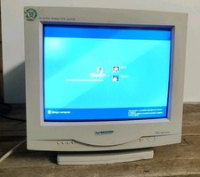 BOXER 17.84 Monitor CRT Computer Vintage Monitor a COLORI - VGA 17"? X IBM...