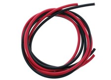 Electric cable red/black thick