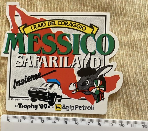 Adesivo trophy agip - adesivo, trophy’89