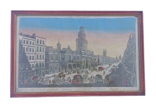 Gravure xviiie vue optique - gravure,