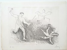 Incisione all'acquaforte di