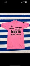 Maglia rosa vintage Giro d'Italia Inoxpran Campagnolo anno 70/80