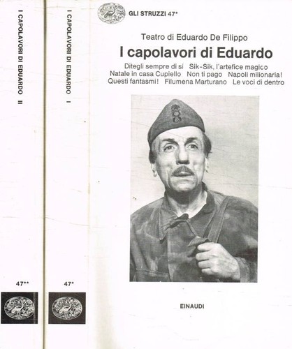 Capolavori eduardo 2voll - eduardo,