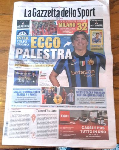 Gazzetta dello sport 2026 - gazzetta, 19/6/2026