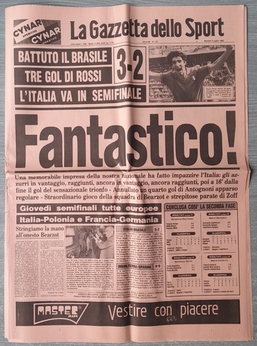 Giornale italia brasile 2 - giornale,