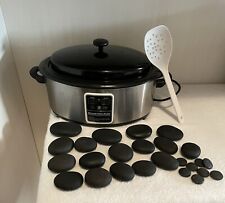 Pentola Hot Stone con Pietre Laviche per Massaggio olistico