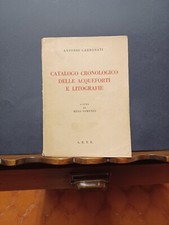 Carbonati, Antonio - Catalogo
