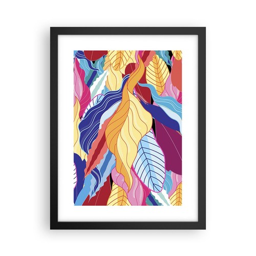 Poster 30x40cm modello - modello, foglie