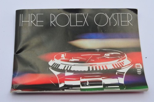 Rolex booklet manual your - rolex,