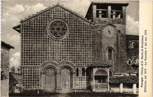 Cpa perugia chiesa di - ak,
