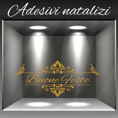Vetrofanie natalizie adesivi - natalizie,
