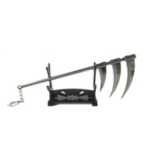 Anime Naruto Hidan Weapon Keychain Cosplay Alloy Pendant Cool Gift